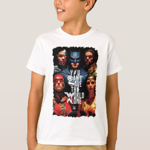 Justizbehörde Man kann die Welt nicht allein Rett T-Shirt
