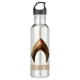 Justizbehörde  Metallisches Aquaman-Symbol Trinkflasche