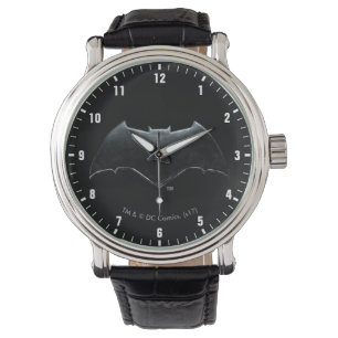 Justizbehörde  Metallisches Batman-Symbol Armbanduhr