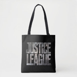 Justizbehörde Metallisches Logo der Gerechtigkeit Tasche