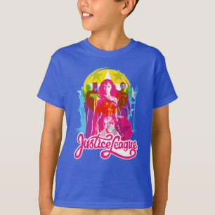 Justizbehörde Retro Group & Logo Pop Art T-Shirt