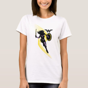 Justizbehörde  Symbol für die Silhouette der Fra T-Shirt