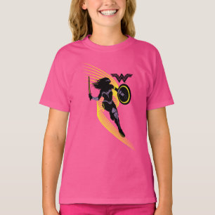 Justizbehörde Symbol für die Silhouette der Fra T-Shirt