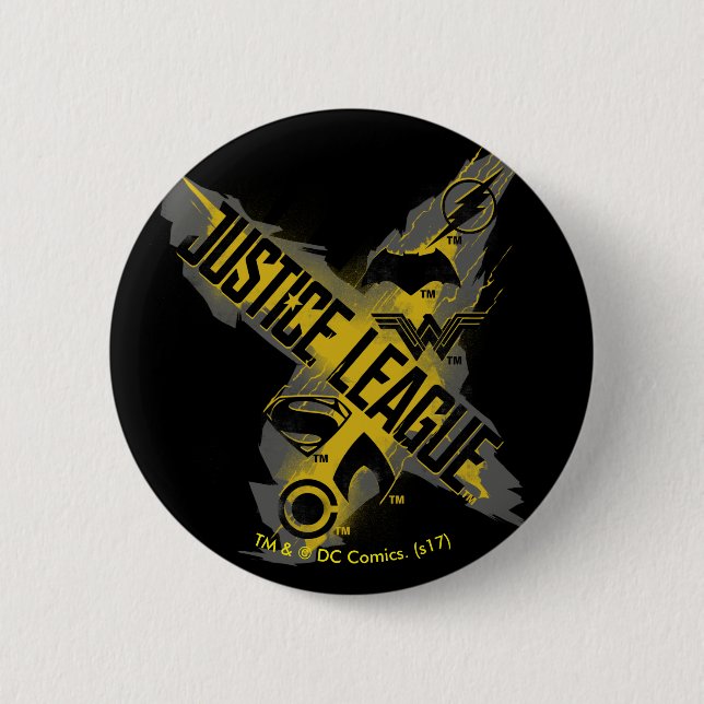 Justizbehörde| Symbol für Gerechtigkeit und Mannsc Button (Vorderseite)