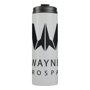 Justizbehörde  Wayne Aerospace Logo Thermosbecher