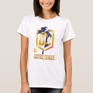 Justizbehörde  Wonder Woman JL Logo Pop Art T-Shirt