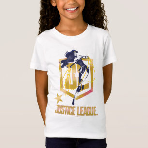 Justizbehörde Wonder Woman JL Logo Pop Art T-Shirt