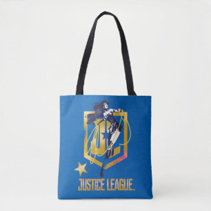 Justizbehörde  Wonder Woman JL Logo Pop Art Tasche