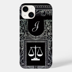 JUSTIZBÜRO,ATTORNEY Monogram Black Case-Mate iPhone Hülle