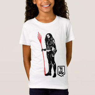 Justizielle Liga Aquaman Pose Noir Pop Art T-Shirt