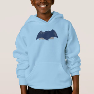 Justizielle Liga Brush & Halftone Batman Symbol Hoodie