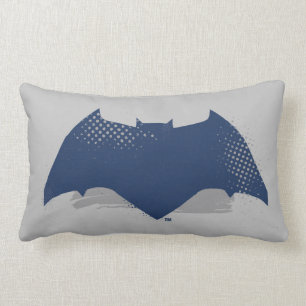 Justizielle Liga   Brush & Halftone Batman Symbol Lendenkissen