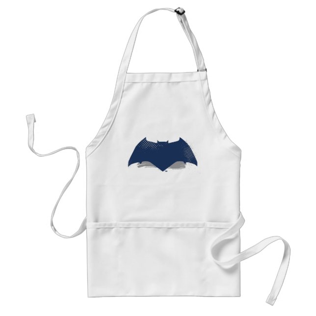 Justizielle Liga | Brush & Halftone Batman Symbol Schürze (Vorne)