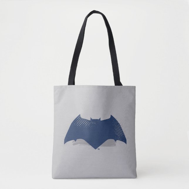 Justizielle Liga | Brush & Halftone Batman Symbol Tasche (Vorderseite)