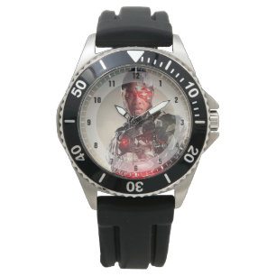 Justizielle Liga   Cyborg auf dem Schlachtfeld Armbanduhr