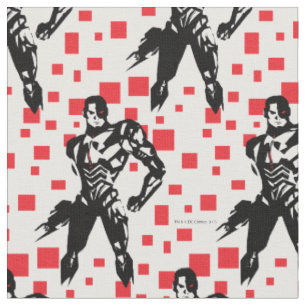 Justizielle Liga   Cyborg Digital Noir Pop Art Stoff