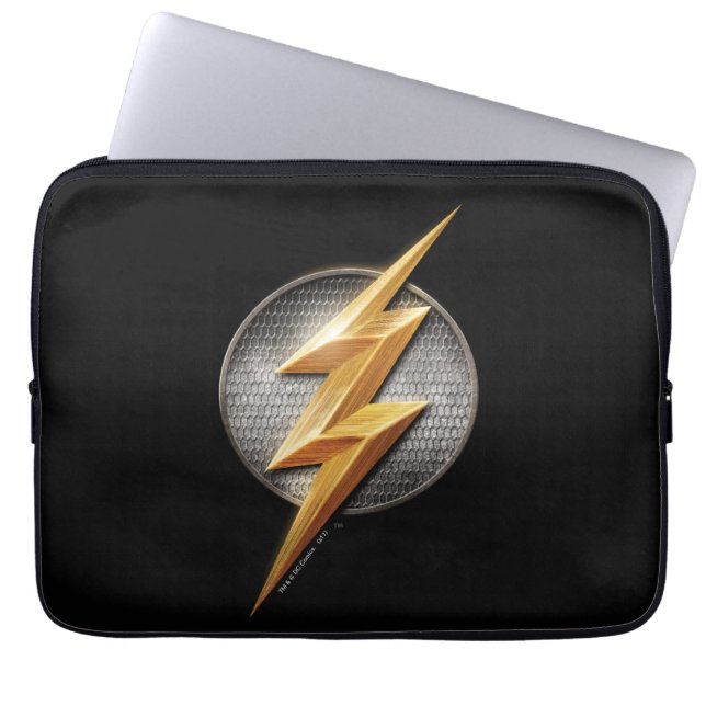 Justizielle Liga | Das Symbol für den metallischen Laptopschutzhülle (Vorderseite)