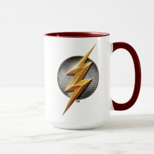 Justizielle Liga Das Symbol für den metallischen Tasse