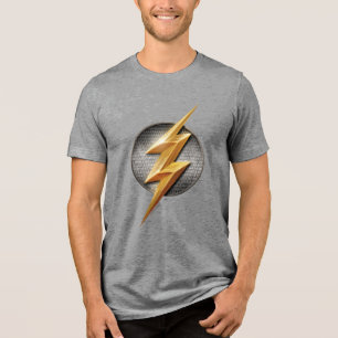 Justizielle Liga Das Symbol für den metallischen Tri-Blend Shirt