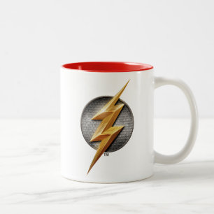 Justizielle Liga Das Symbol für den metallischen Zweifarbige Tasse