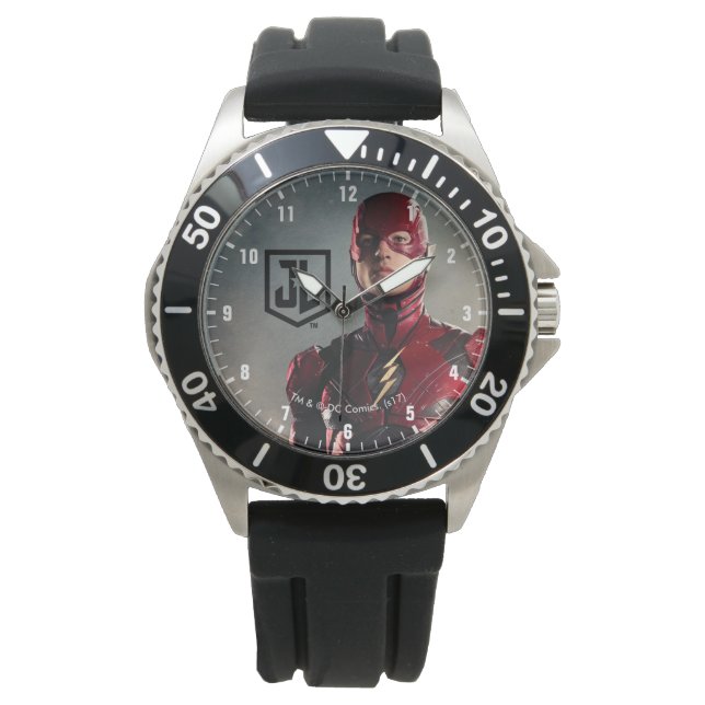 Justizielle Liga | Der Blitz auf dem Schlachtfeld Armbanduhr (Vorderseite)