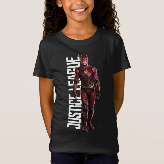 Justizielle Liga | Der Blitz auf dem Schlachtfeld T-Shirt (Vorderseite)