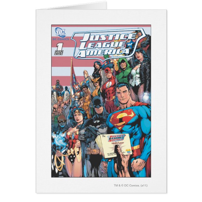 Justizielle Liga der USA erste Ausgabe (Vorne)