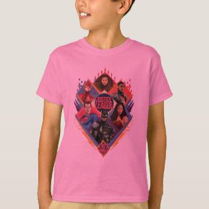 Justizielle Liga Diamond Hatch Group Abzeichen T-Shirt