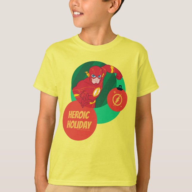 Justizielle Liga - Flash Holiday Bauble T-Shirt (Vorderseite)