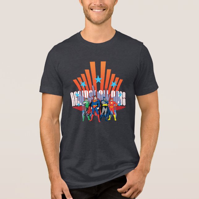 Justizielle Liga "gegen alle Odds" Tri-Blend Shirt (Vorderseite)