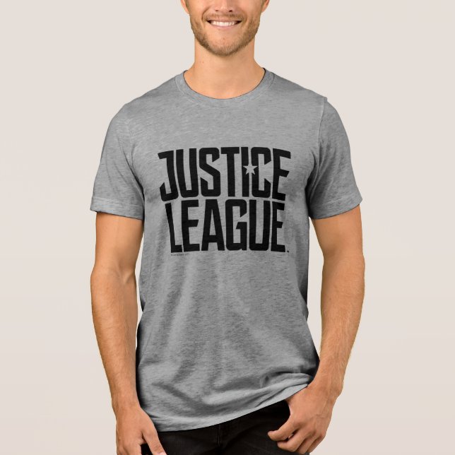 Justizielle Liga | Justice League Logo Tri-Blend Shirt (Vorderseite)