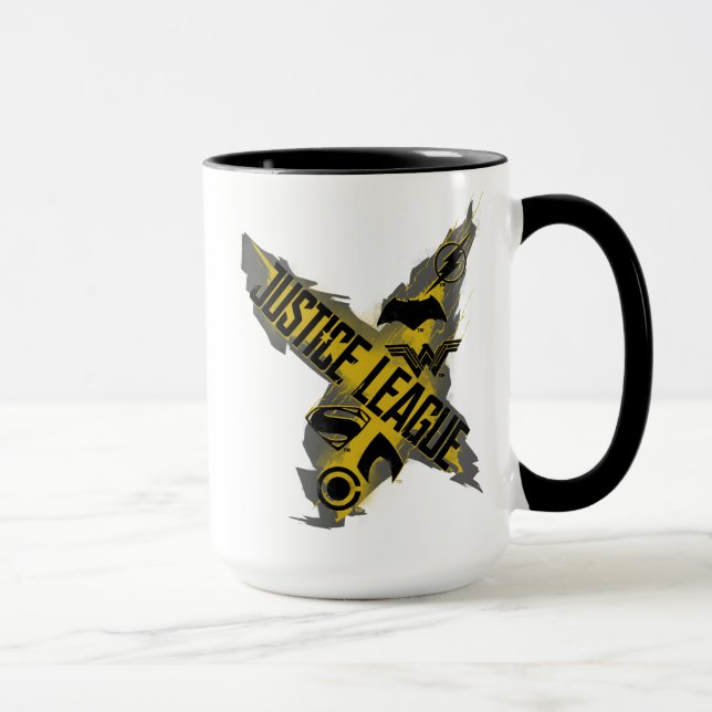 Justizielle Liga | Justice League & Team Symbols Tasse (Rechts)