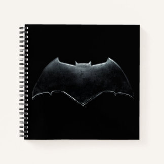Justizielle Liga | Metallisches Batman-Symbol Notizbuch