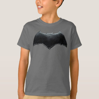 Justizielle Liga | Metallisches Batman-Symbol T-Shirt