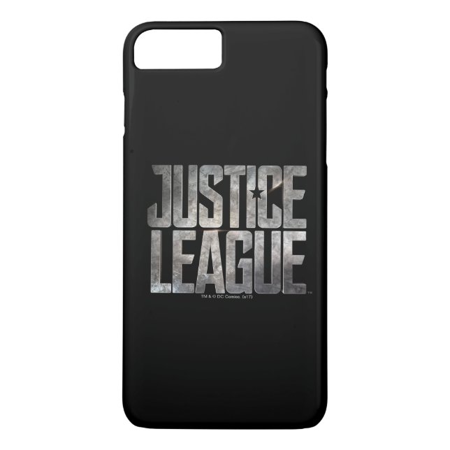 Justizielle Liga | Metallisches Logo der Gerechtig Case-Mate iPhone Hülle (Rückseite)