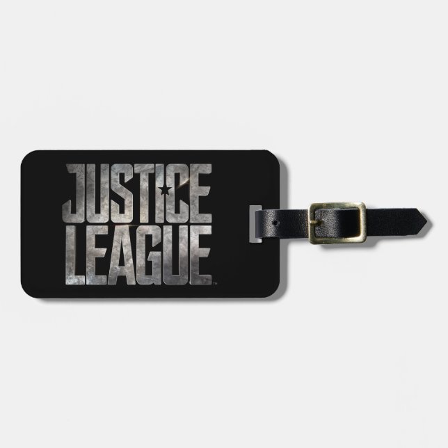 Justizielle Liga | Metallisches Logo der Gerechtig Gepäckanhänger (Vorderseite horizontal)