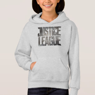Justizielle Liga   Metallisches Logo der Gerechtig Hoodie