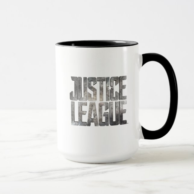 Justizielle Liga | Metallisches Logo der Gerechtig Tasse (Rechts)