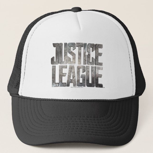 Justizielle Liga | Metallisches Logo der Gerechtig Truckerkappe (Vorderseite)