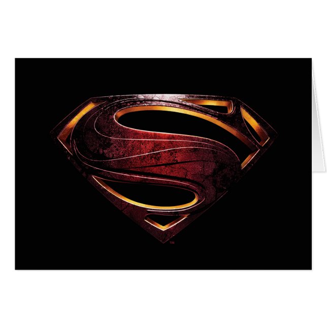 Justizielle Liga | Metallisches Superman-Symbol (Vorderseite (Horizontal))