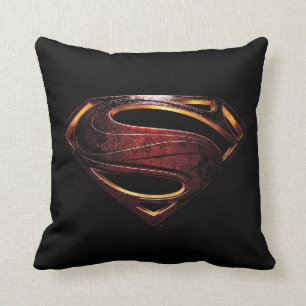 Justizielle Liga   Metallisches Superman-Symbol Kissen
