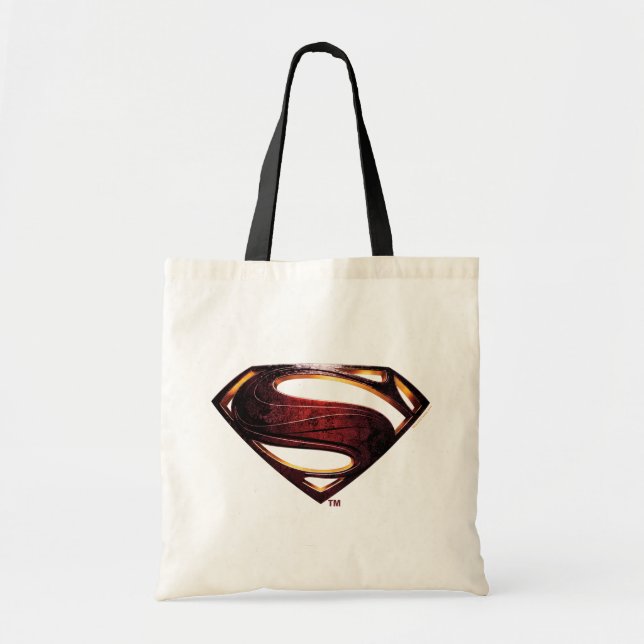Justizielle Liga | Metallisches Superman-Symbol Tragetasche (Vorne)