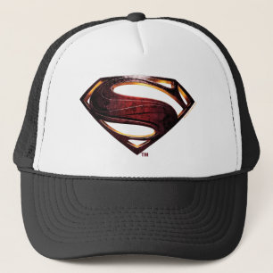 Justizielle Liga   Metallisches Superman-Symbol Truckerkappe