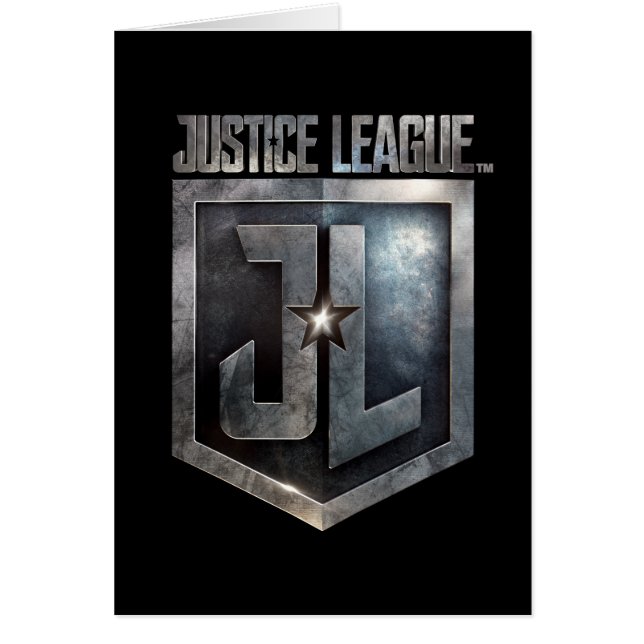 Justizielle Liga | Metallschild (Vorne)
