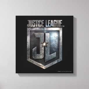 Justizielle Liga Metallschild Leinwanddruck