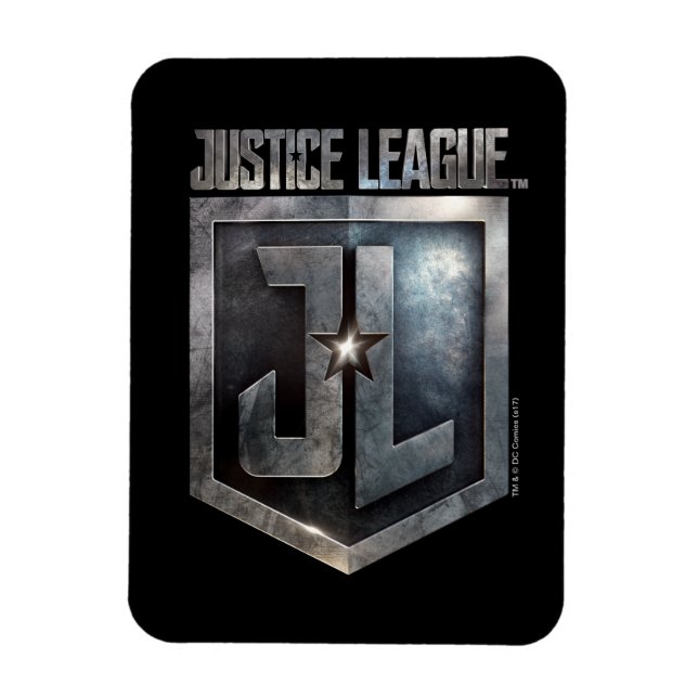 Justizielle Liga | Metallschild Magnet (Vertikal)