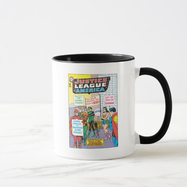Justizielle Liga of America Ausgabe #28 - Juni Tasse (Rechts)