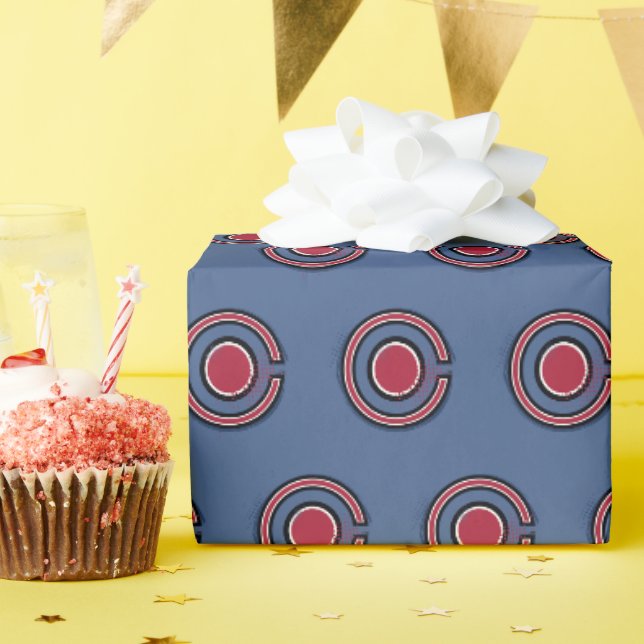 Justizielle Liga | Pinsel und Halftone Cyborg - Sy Geschenkpapier (Geburtstagsparty)