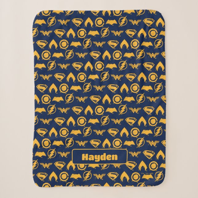 Justizielle Liga | Stylisierte Teamsymbole Lineup Sherpadecke (Vorderseite)