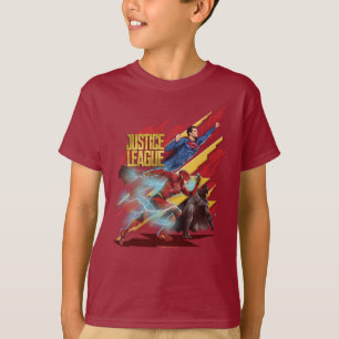 Justizielle Liga   Superman, Flash & Batman Abzeic T-Shirt